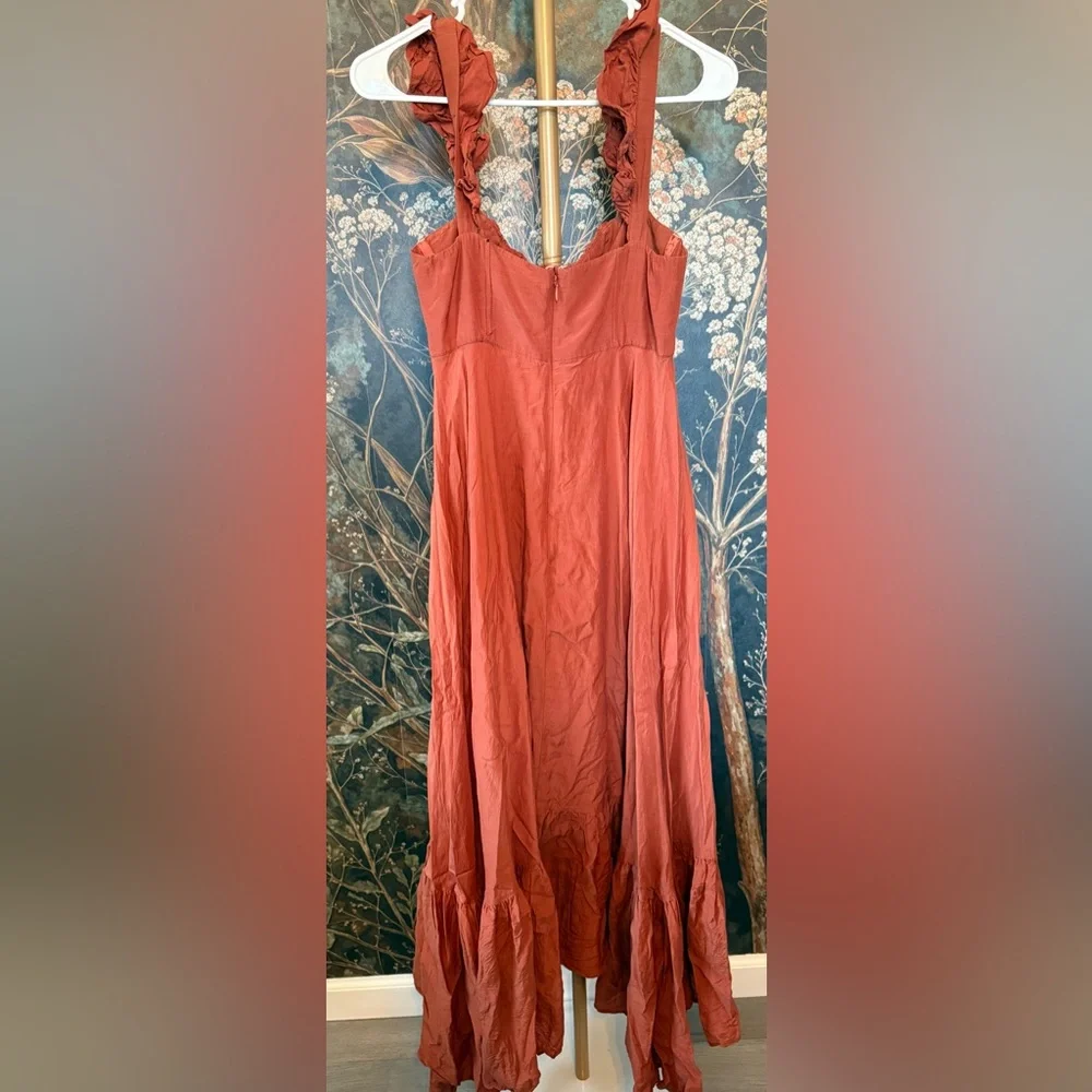 Farm Rio Ruffle Strap Maxi Dress - Picture 6 of 8